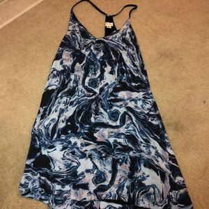 M halter marble dress